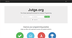 Desktop Screenshot of jutge.org